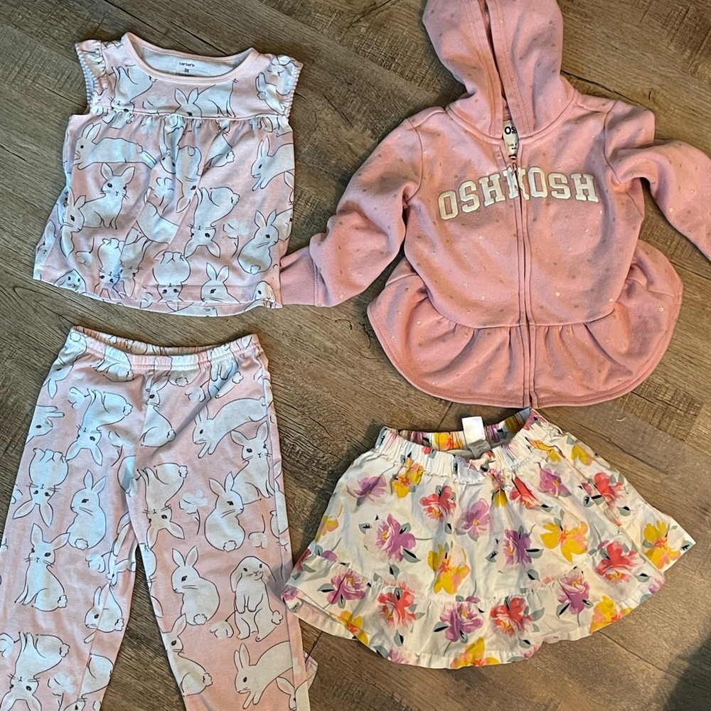 3T girls bundle Carters and Oshkosh